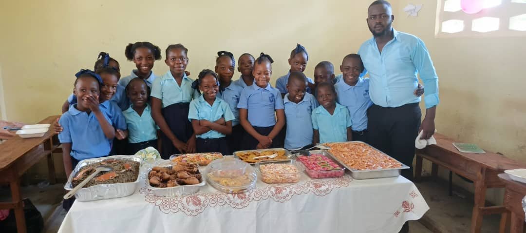 Grace and Glory Academy - Happy children in classroom, diverse students learning, bright educational environment